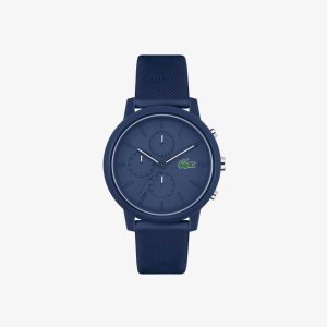 Lacoste 12.12 Chrono Blue Silikon Mavi | IN5962370