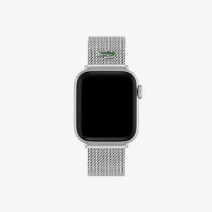 Lacoste Apple Askılı Stainless Steel Mesh Gümüş | EU9341570