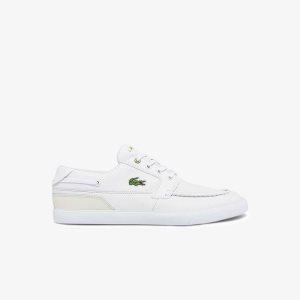 Lacoste Bayliss Deck Deri Tekne Beyaz Beyaz | JH8417365