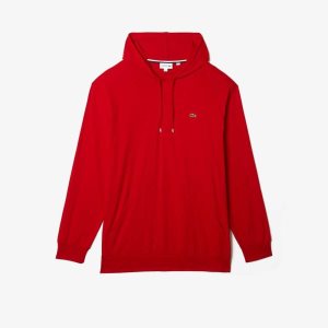 Lacoste Big Fit Kukuletalı Kırmızı | DZ1096287