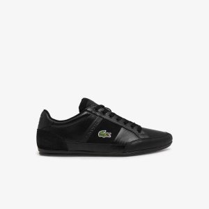 Lacoste Chaymon BL Deri Tonal Siyah Siyah | WG9620741