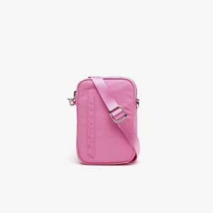 Lacoste Contrast Branding Smartphone Holder Pembe | SV6852749