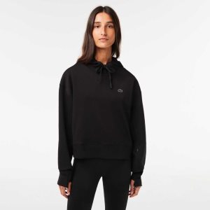 Lacoste Kukuletalı Sweatshirt Siyah | YT5067492