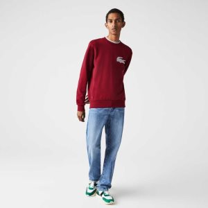 Lacoste Made In France Organic Pamuklu Fleece Bordo | XB9614250