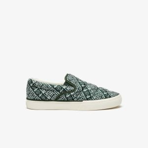 Lacoste Netflix Slip-On Jump Serve Yeşil Beyaz | ZX8345672