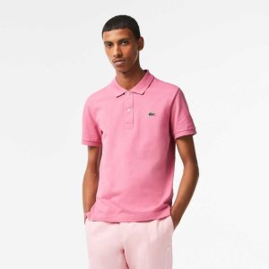 Lacoste Original L.12.12 Slim Fit Petit Pique Pamuklu Pembe | HU6730458