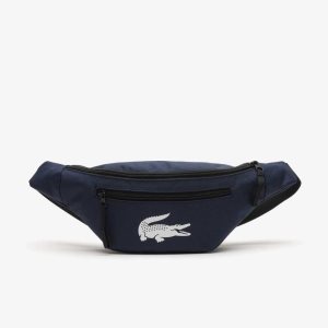 Lacoste Recycled Fiber Belt Lacivert | UH0619754