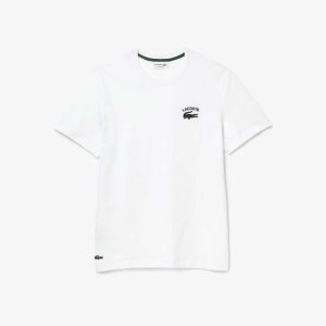 Lacoste Regular Fit Pamuklu Jersey Beyaz | PZ3691807