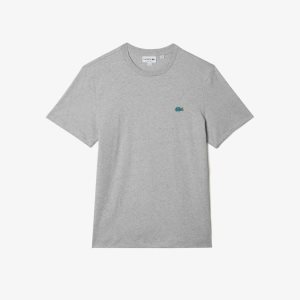 Lacoste Regular Fit Speckled Print Pamuklu Jersey Gri | AX7453689