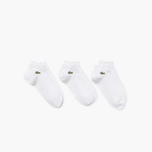 Lacoste SPORT Low-Cut 3-Pack Beyaz | QW5302697