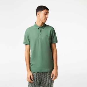 Lacoste Smart Paris Stretch Pamuklu Haki Yeşil | MI0349256