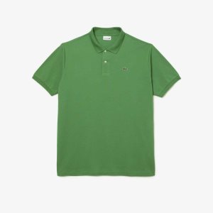 Lacoste Uzun Fit Pamuklu Petit Pique Yeşil | AG8152074