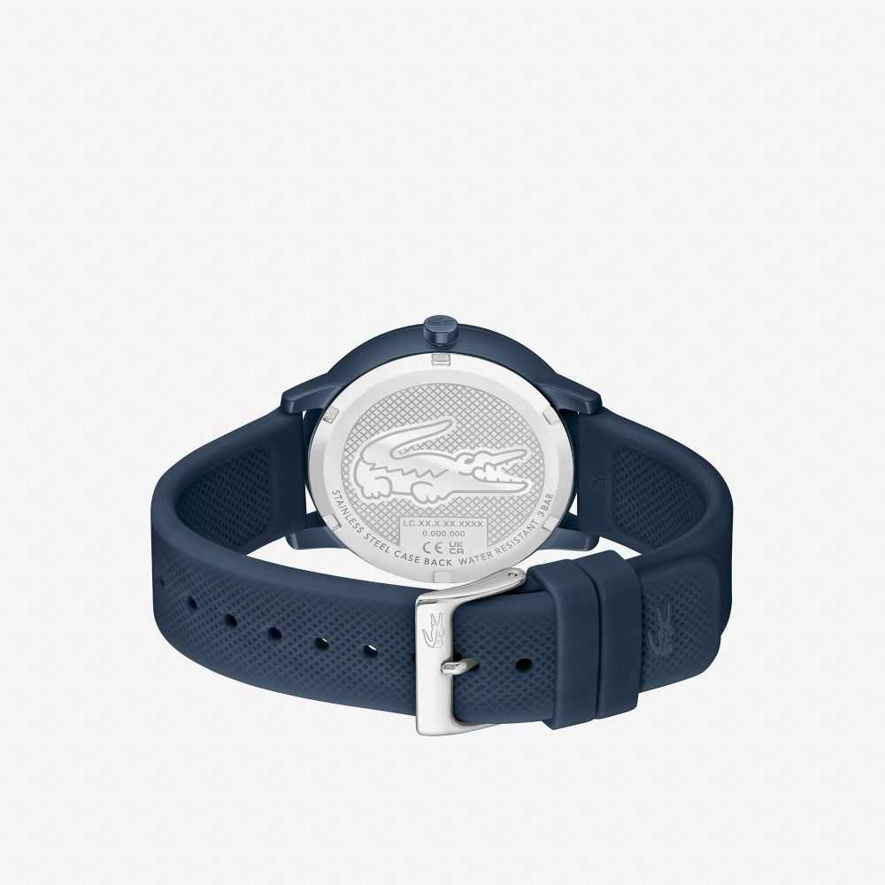 Lacoste 12.12 Move 3 Hands Navy Silikon Mavi | FX9024517