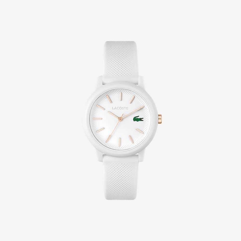 Lacoste 12.12 White Silikon Askılı Beyaz | UO2314895