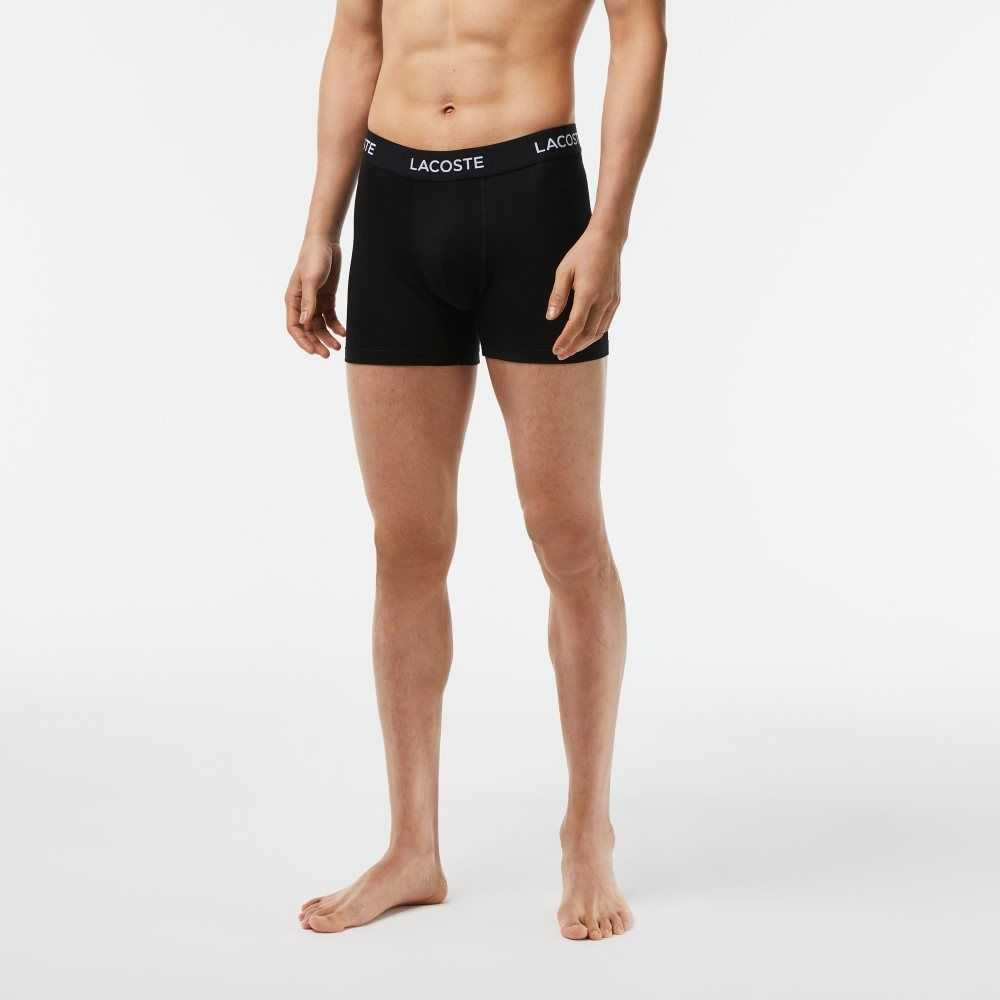 Lacoste 5-Pack Logo Belli Boxers Siyah | CL5478630