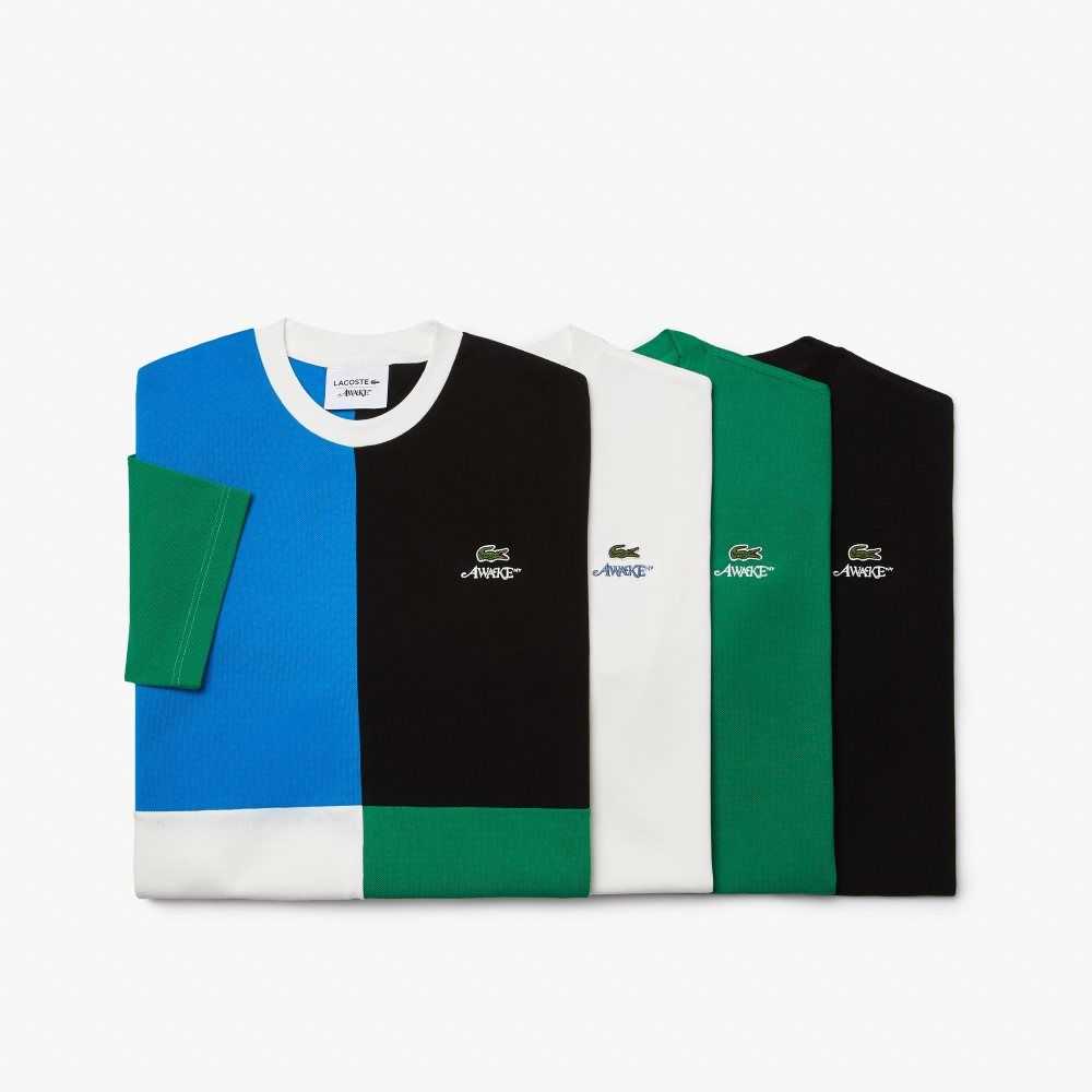 Lacoste AWAKE NY Logo Pamuklu Pique Beyaz | IJ6591207