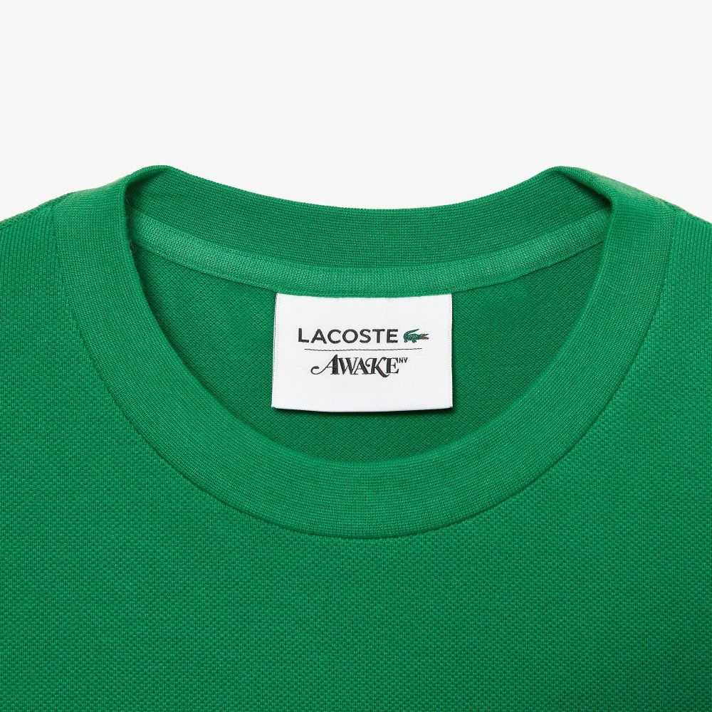 Lacoste AWAKE NY Logo Pamuklu Pique Yeşil | PN6701984