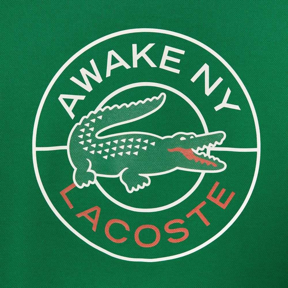 Lacoste AWAKE NY Logo Pamuklu Pique Yeşil | PN6701984