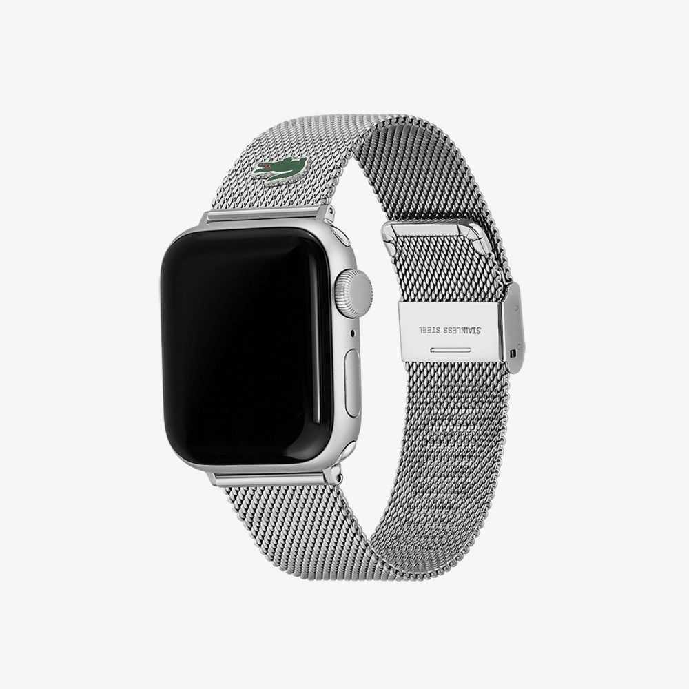 Lacoste Apple Askılı Stainless Steel Mesh Gümüş | AG0578642