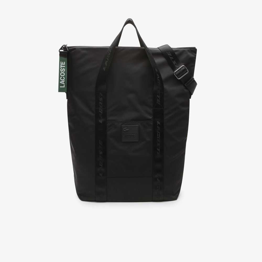 Lacoste Branded Handle Large Tote Siyah | NV1923768