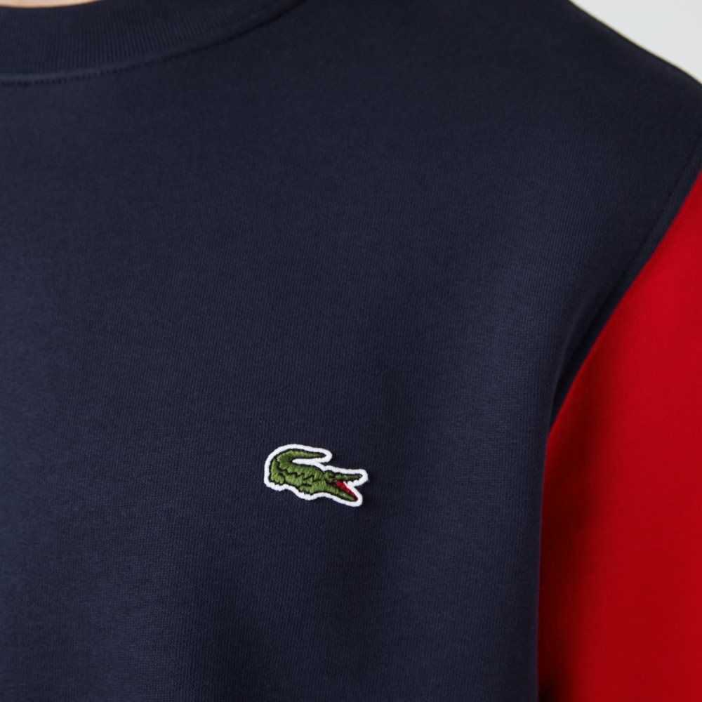 Lacoste Brushed Fleece Lacivert Mavi Yeşil Kırmızı | BX8375102