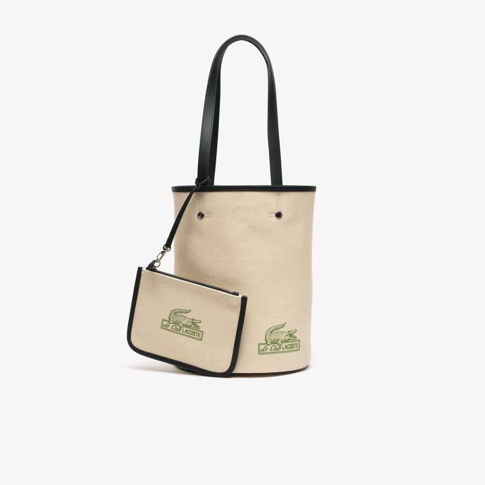 Lacoste Bucket with Removable Pouch Bej Rengi | AF9820165