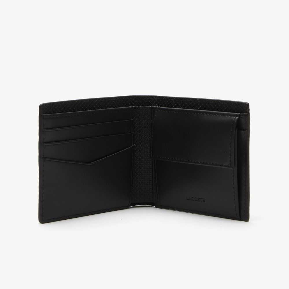 Lacoste Chantaco Calfskin Deri Wallet Siyah | NF2901578