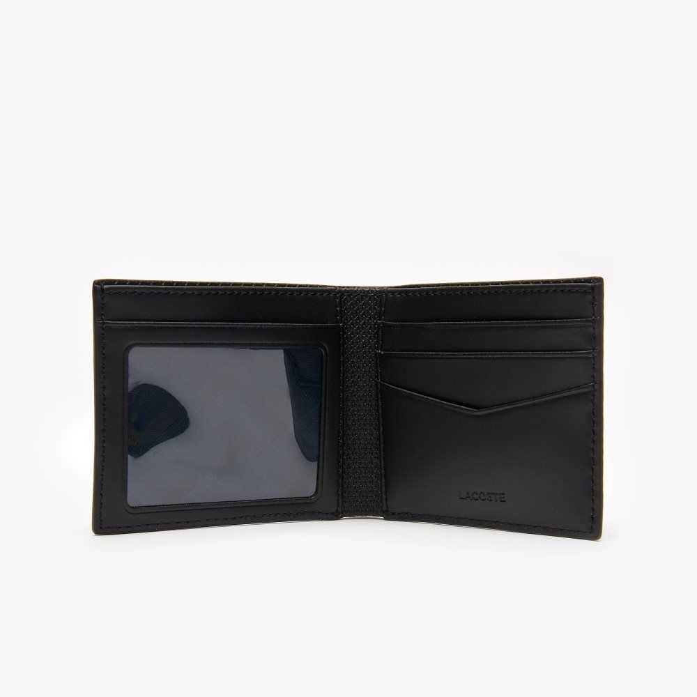 Lacoste Chantaco Pique Deri Three Card Wallet Siyah | CO0126945