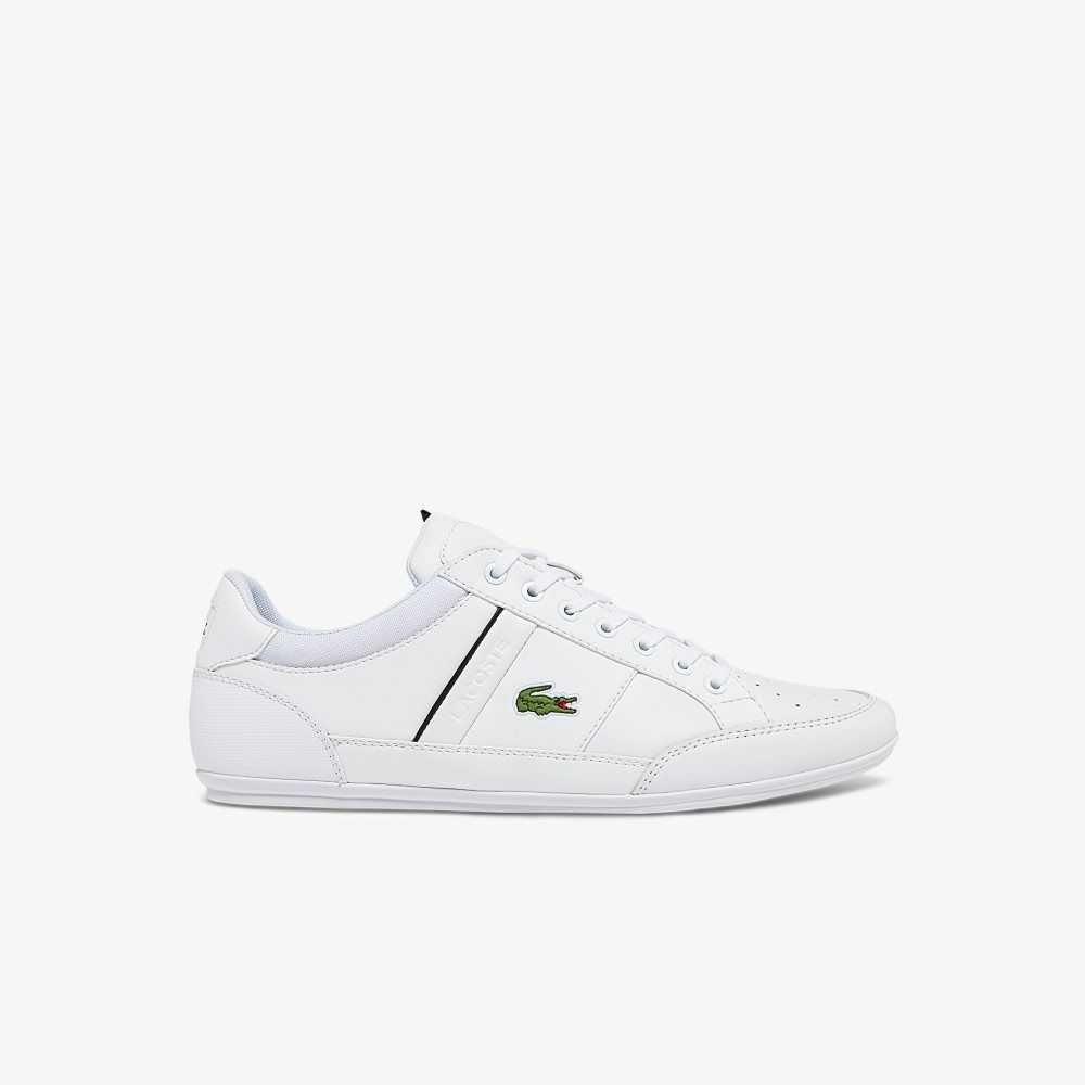 Lacoste Chaymon Deri Beyaz Siyah | OE8765012