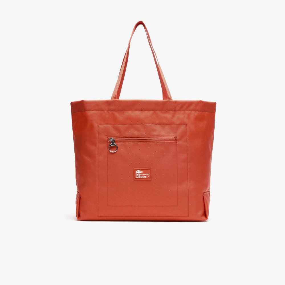 Lacoste Contrast Branding Oversized Tote Renkli | QB7284930