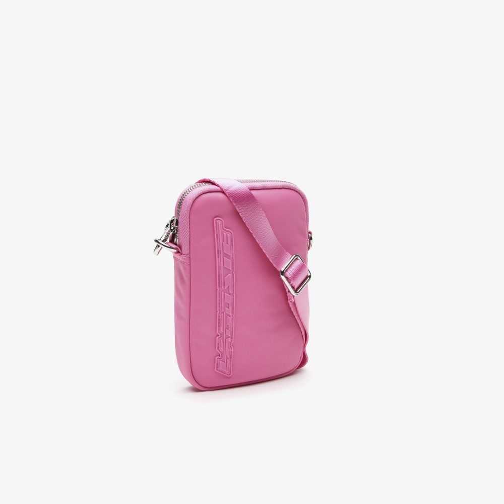 Lacoste Contrast Branding Smartphone Holder Pembe | RW1375240