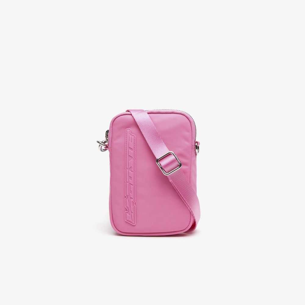 Lacoste Contrast Branding Smartphone Holder Pembe | RW1375240