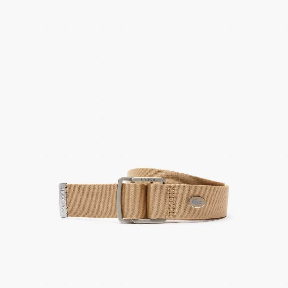 Lacoste Contrast Crocodile Kanvas Renkli | XF8059416