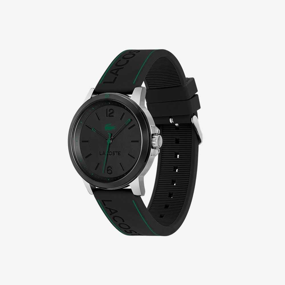 Lacoste Court 3 Hands Black Silikon Siyah | VR1358967