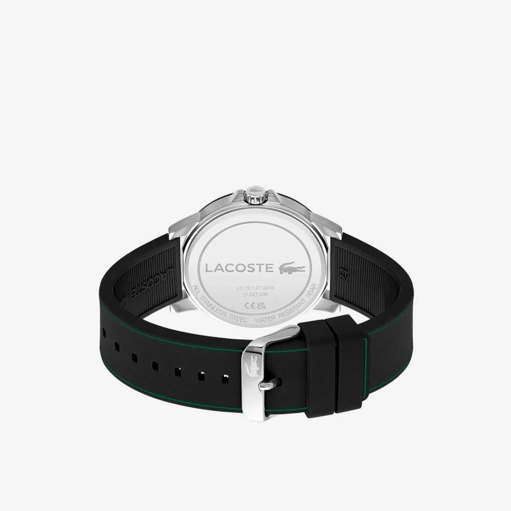 Lacoste Court 3 Hands Black Silikon Siyah | VR1358967