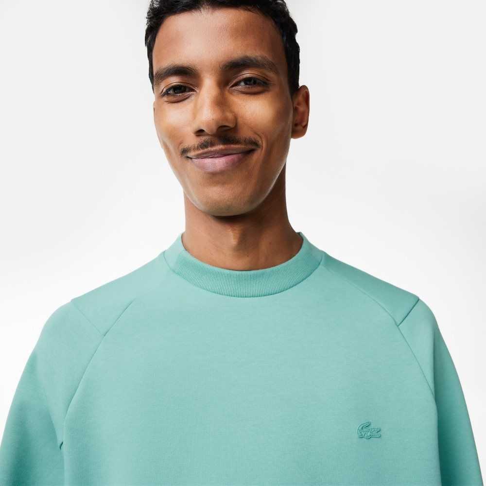 Lacoste Crew Neck Kangaroo Pocket Pamuklu Blend Nane | RG0495136