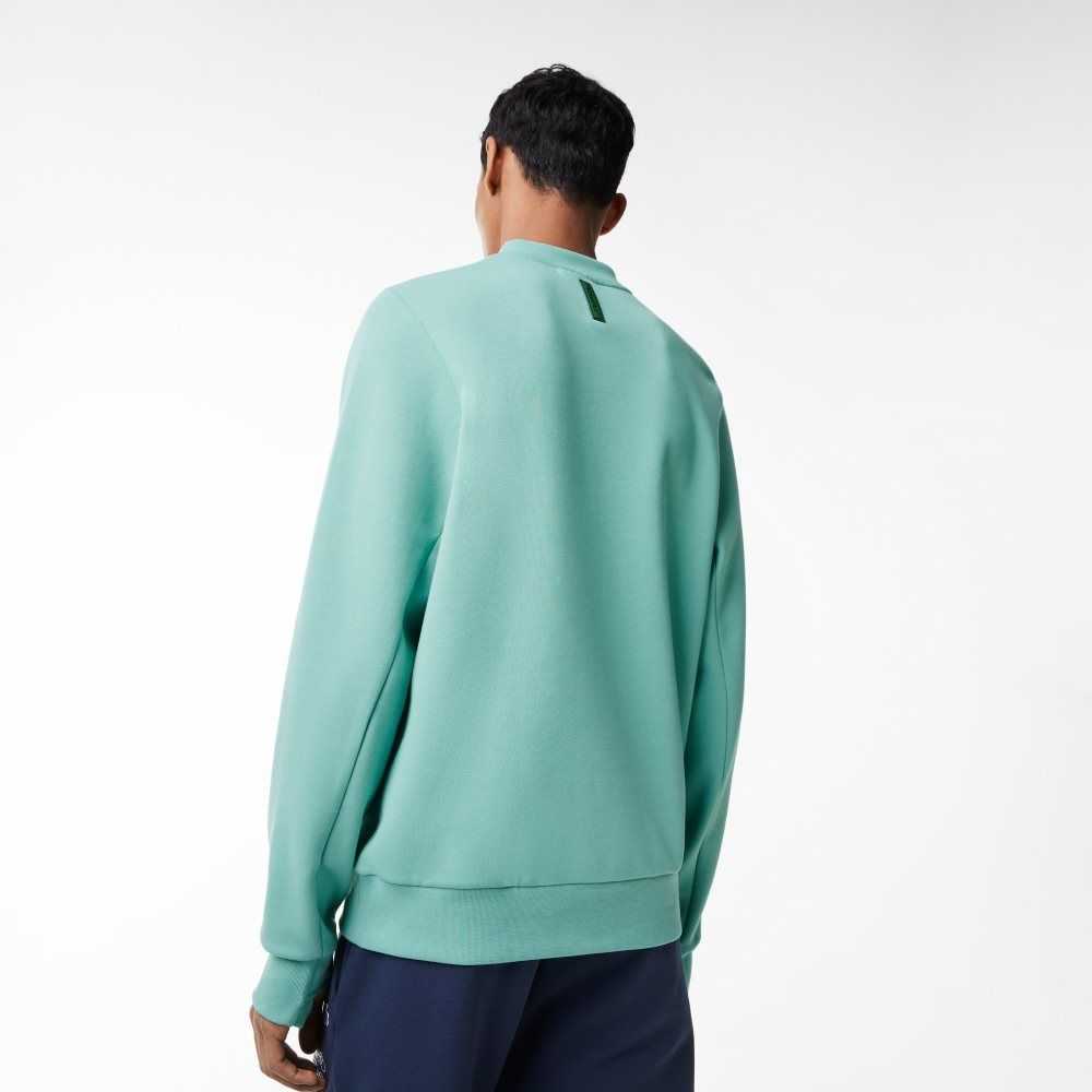 Lacoste Crew Neck Kangaroo Pocket Pamuklu Blend Nane | RG0495136