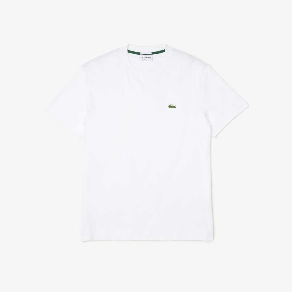 Lacoste Crew Neck Organic Pamuklu Beyaz | HW8792530