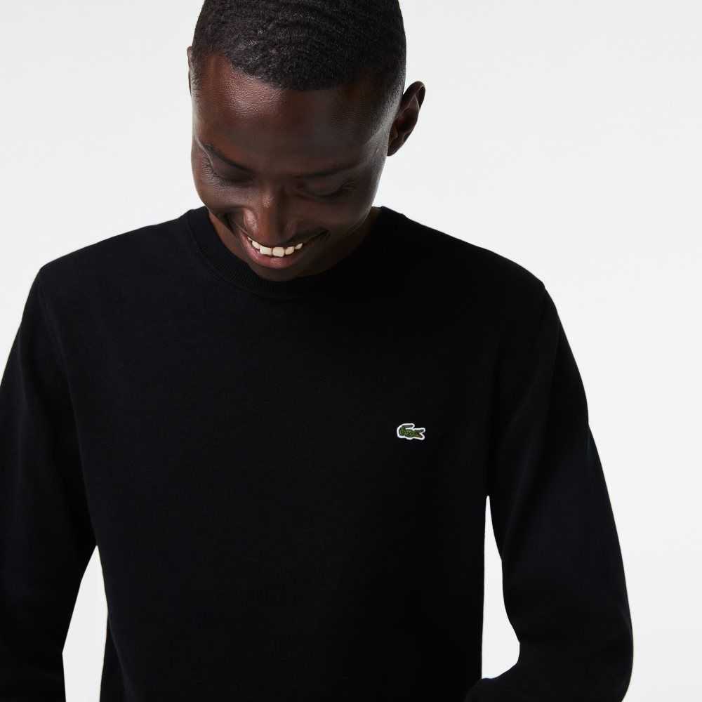 Lacoste Crew Neck Pamuklu Siyah | DC3648925