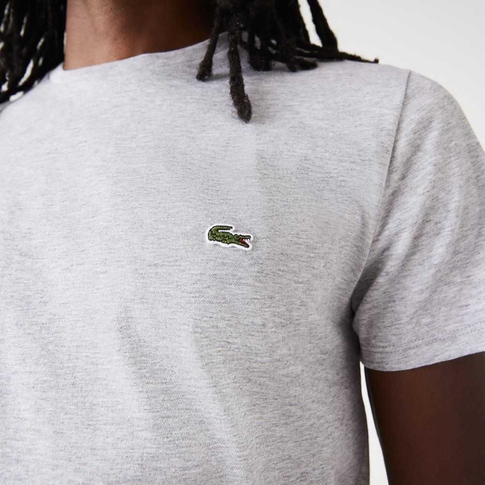 Lacoste Crew Neck Pima Pamuklu Jersey Gri | HX4960823