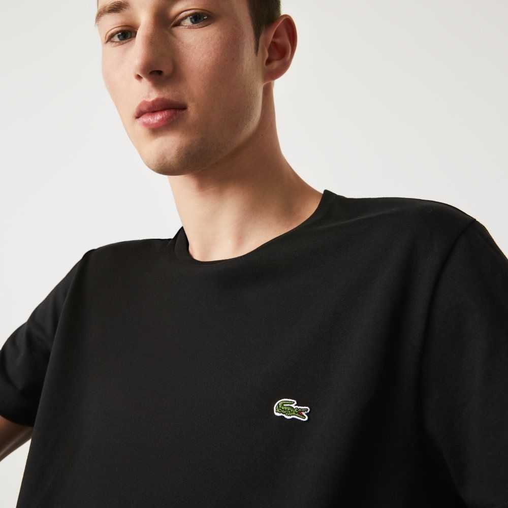 Lacoste Crew Neck Pima Pamuklu Jersey Siyah | BW1580297