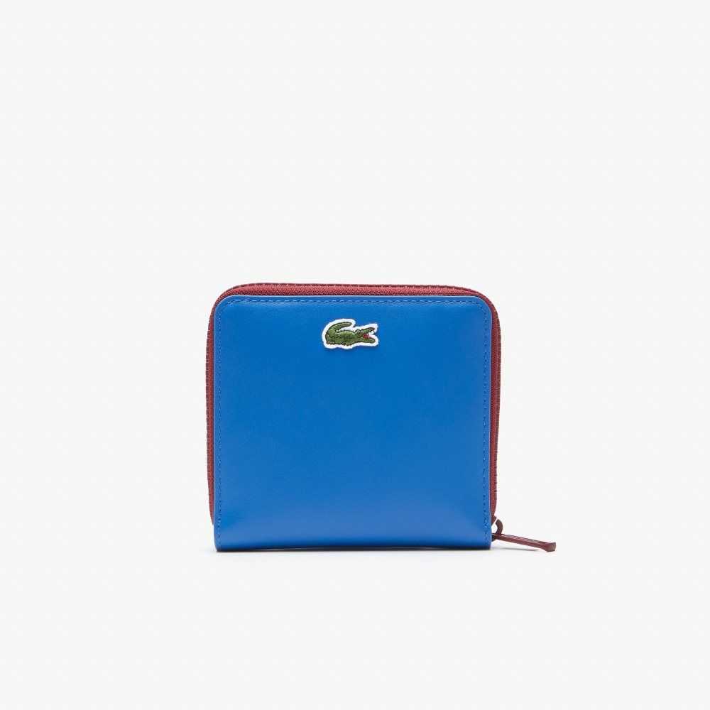 Lacoste Crocodile Badge Zip Wallet Renkli | JQ9412036