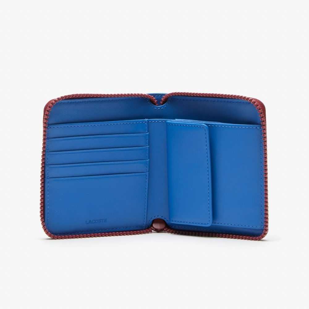 Lacoste Crocodile Badge Zip Wallet Renkli | JQ9412036