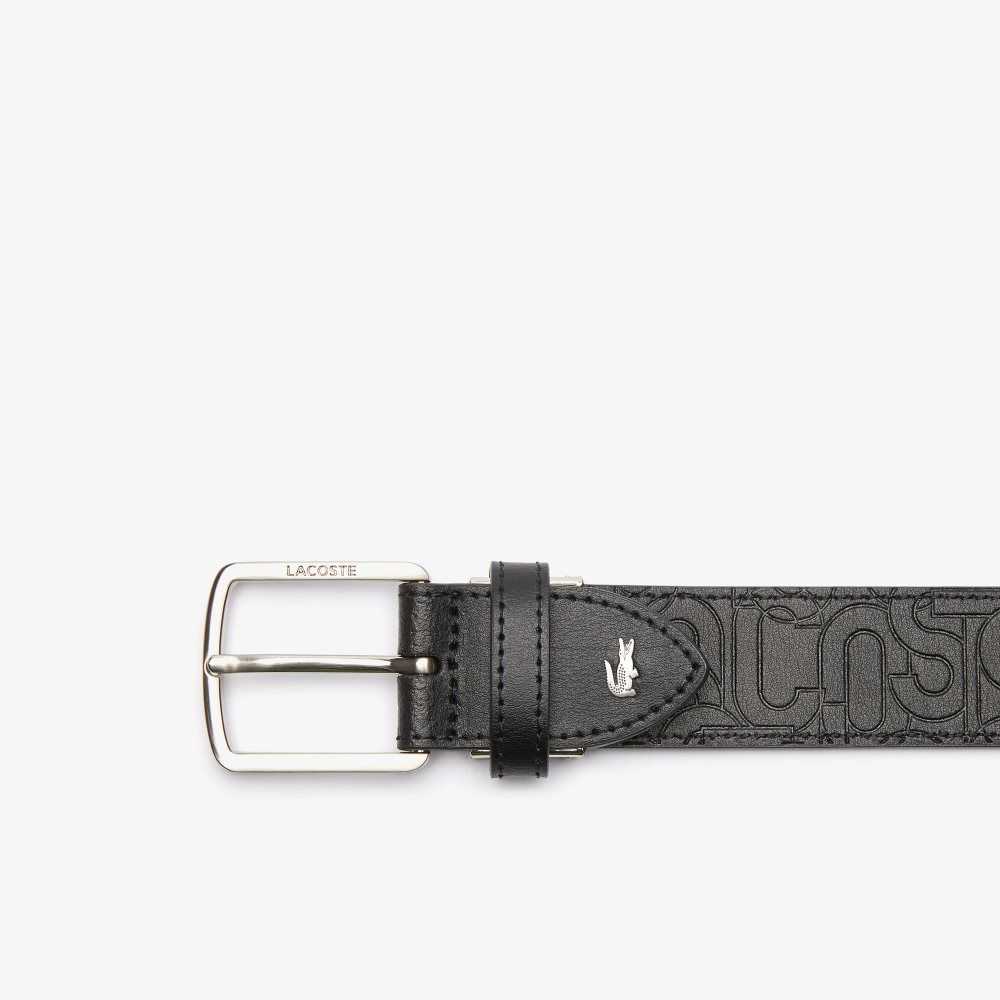 Lacoste Embossed Deri Tongue Tokalı Renkli | YU8659134