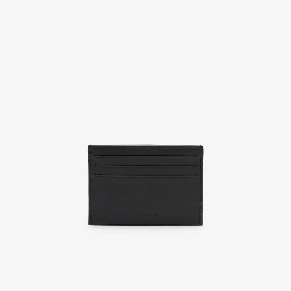 Lacoste Fitzgerald Deri Card Holder Siyah | IL6845723