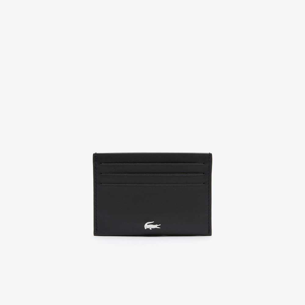 Lacoste Fitzgerald Deri Card Holder Siyah | IL6845723