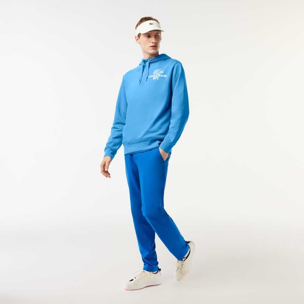 Lacoste Golf Relaxed Fit Hoodie Mavi | BW6187250