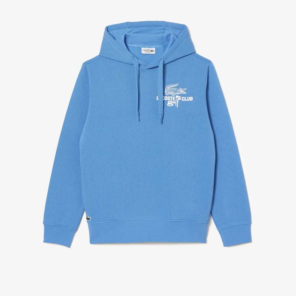 Lacoste Golf Relaxed Fit Hoodie Mavi | BW6187250