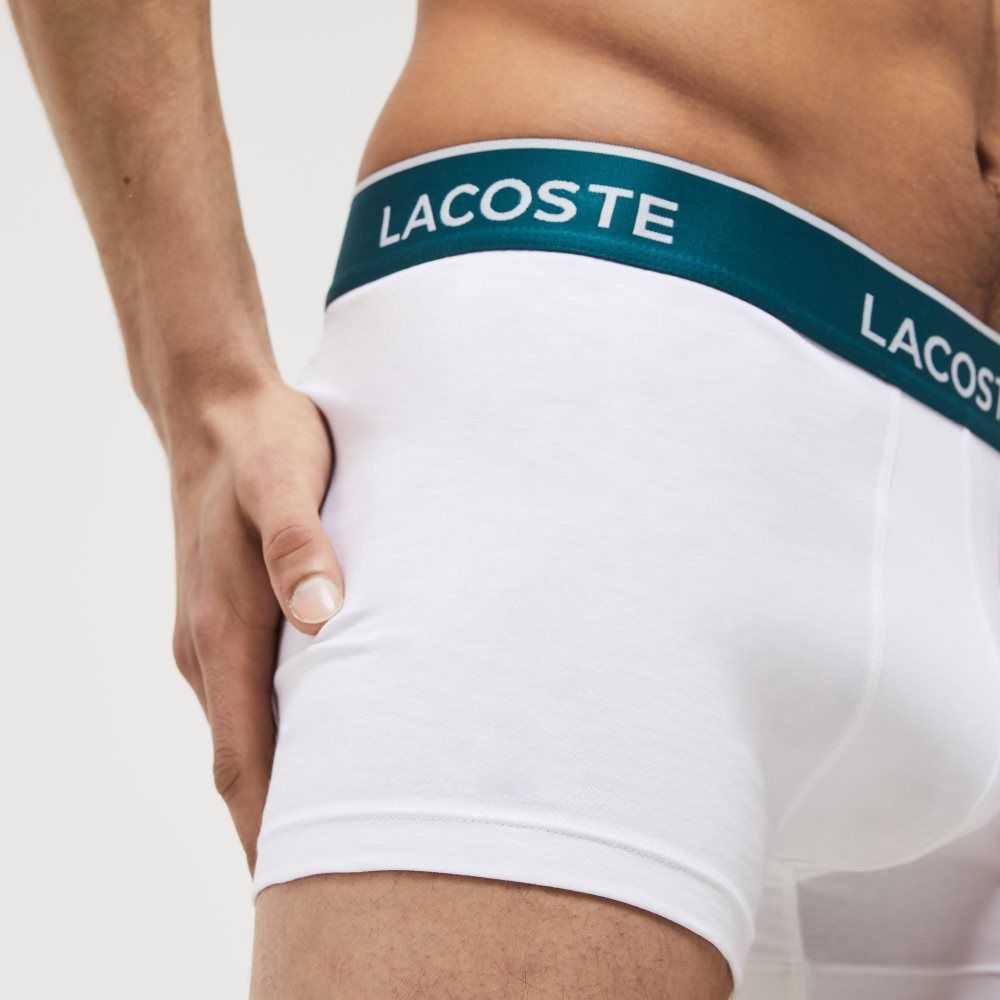 Lacoste Gündelik Boksör Brief 3-Pack Beyaz | QS1032546