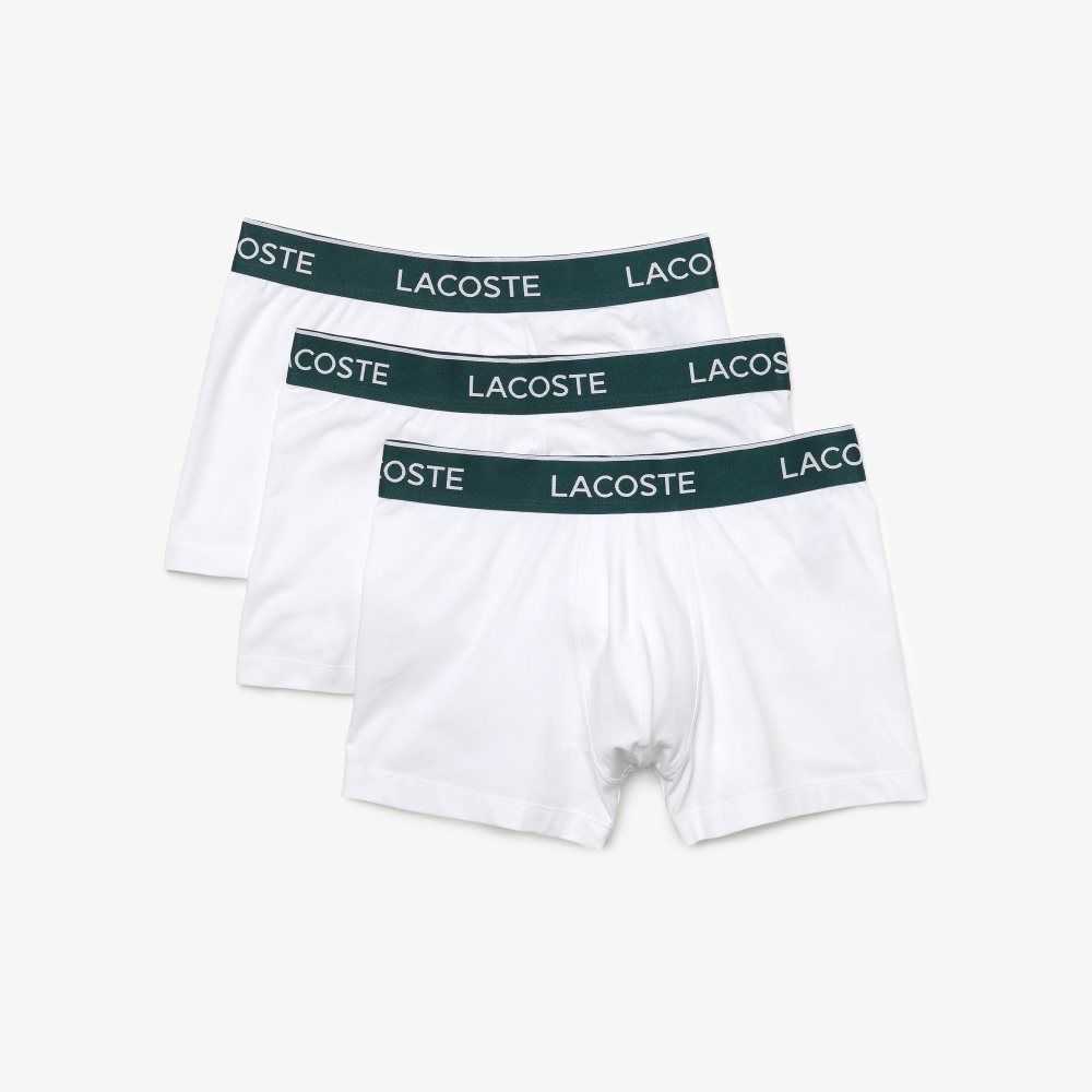 Lacoste Gündelik Boksör Brief 3-Pack Beyaz | QS1032546